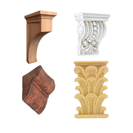 Decorative Carved Corbels and Brackets